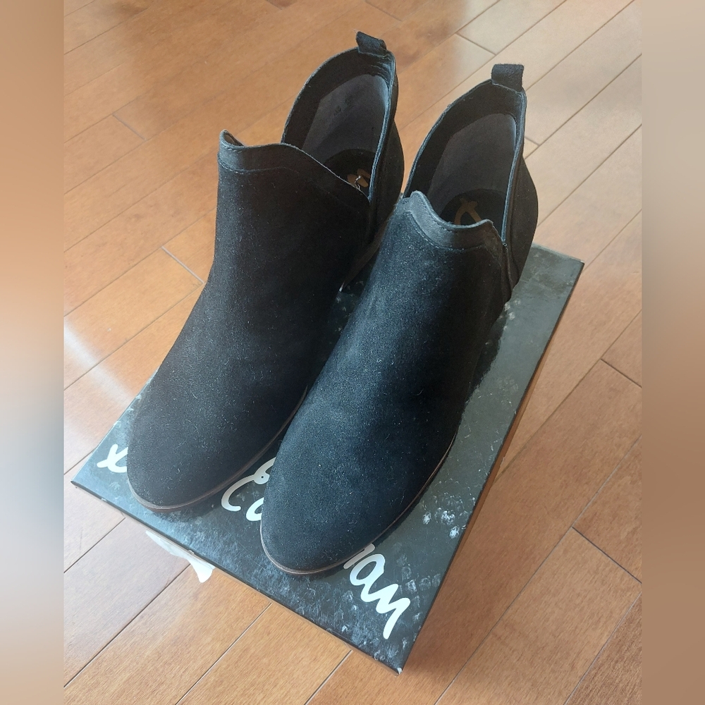 SAM EDELMAN "Patrick" Black Suede Boots. Women's Size 10 (EUR 40) 🖤 NEW!
